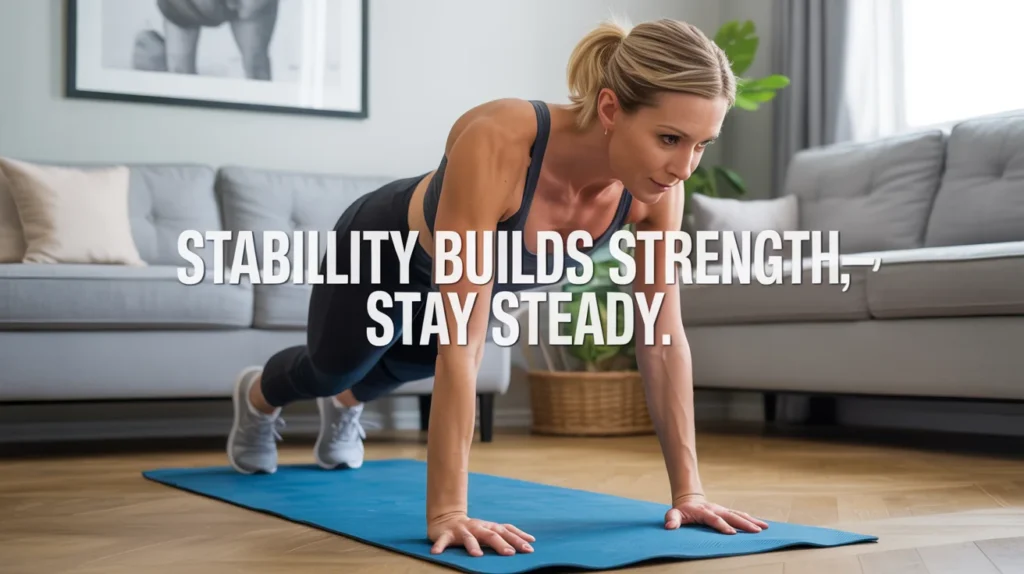 Stability builds strength—stay steady.