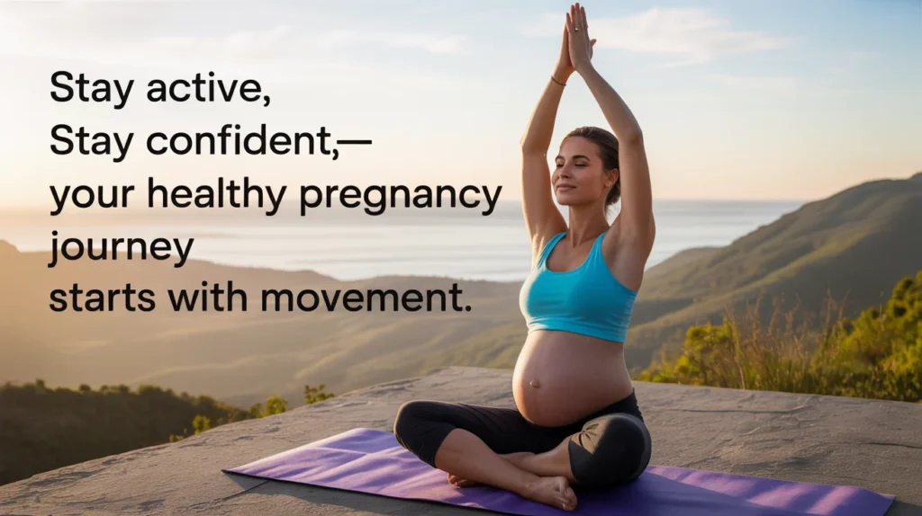 Stay active, stay confident—your healthy pregnancy journey starts with movement