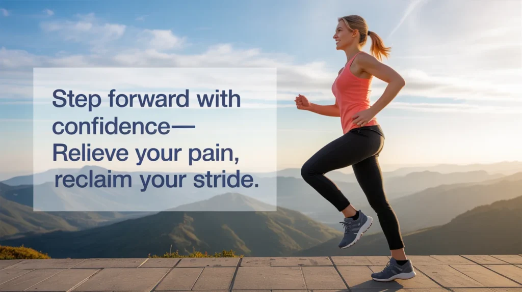 Step forward with confidence—relieve your pain, reclaim your stride.