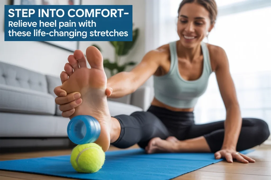 Step into comfort—relieve heel pain with these life-changing stretches.