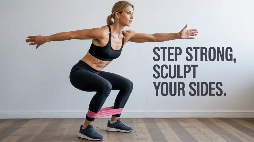 Step strong, sculpt your sides.