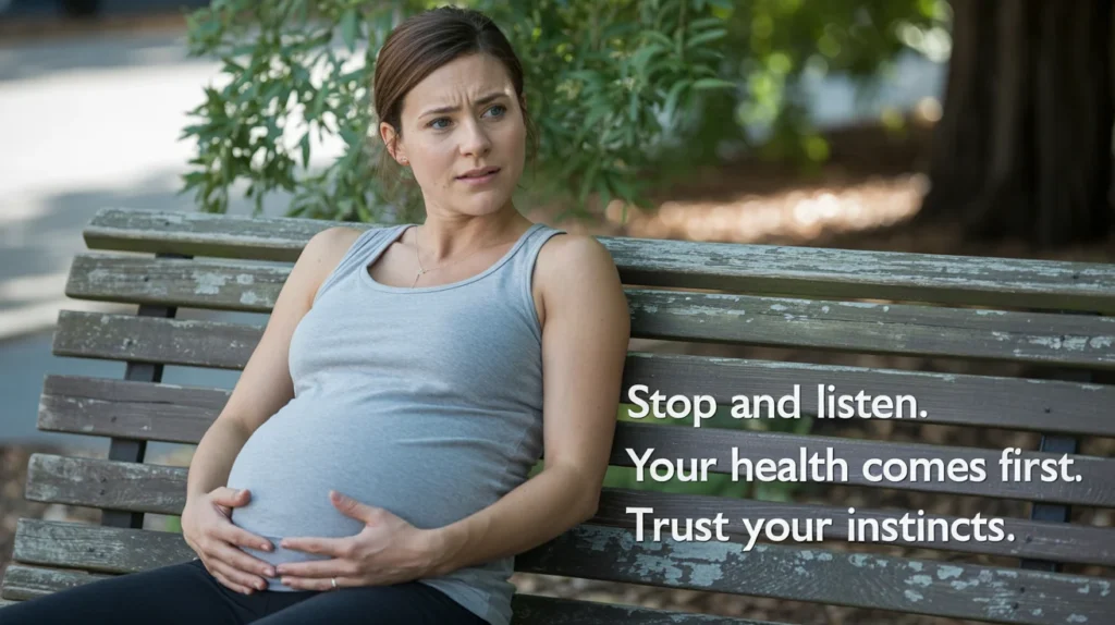 Stop and Listen. Your Health Comes First. Trust Your Instincts.