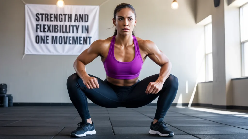 Strength and flexibility in one movement.