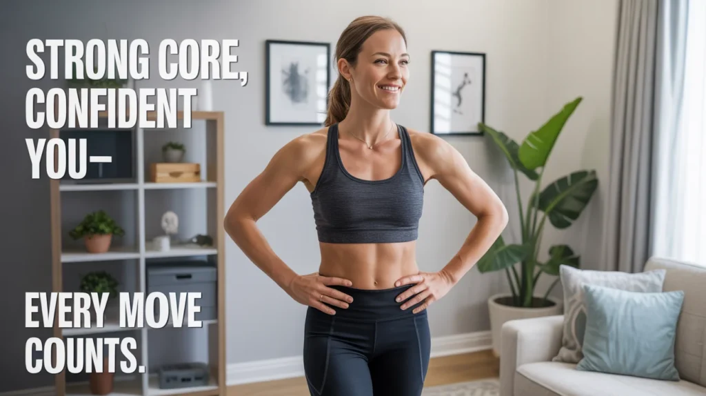 Strong core, confident you—every move counts.