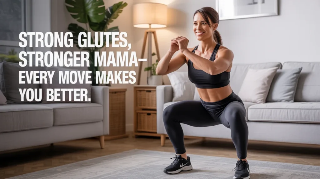 Strong glutes, stronger mama—every move makes you better.