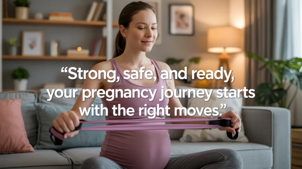 Strong, safe, and ready—your pregnancy journey starts with the right moves.