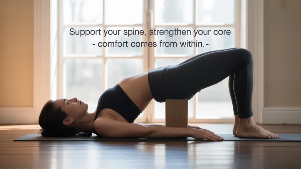 Support Your Spine, Strengthen Your Core – Comfort Comes from Within.