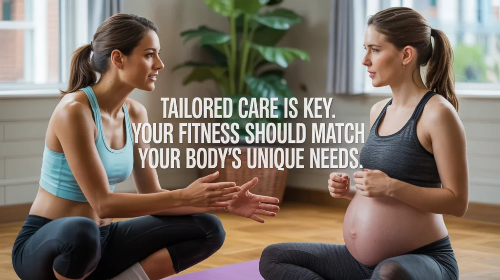 Tailored care is key. Your fitness should match your body’s unique needs.