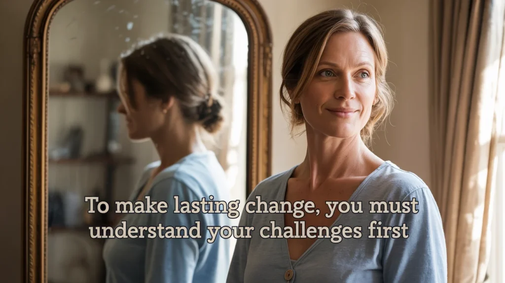 To make lasting change, you must understand your challenges first.