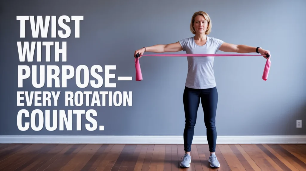 Twist with purpose—every rotation counts.