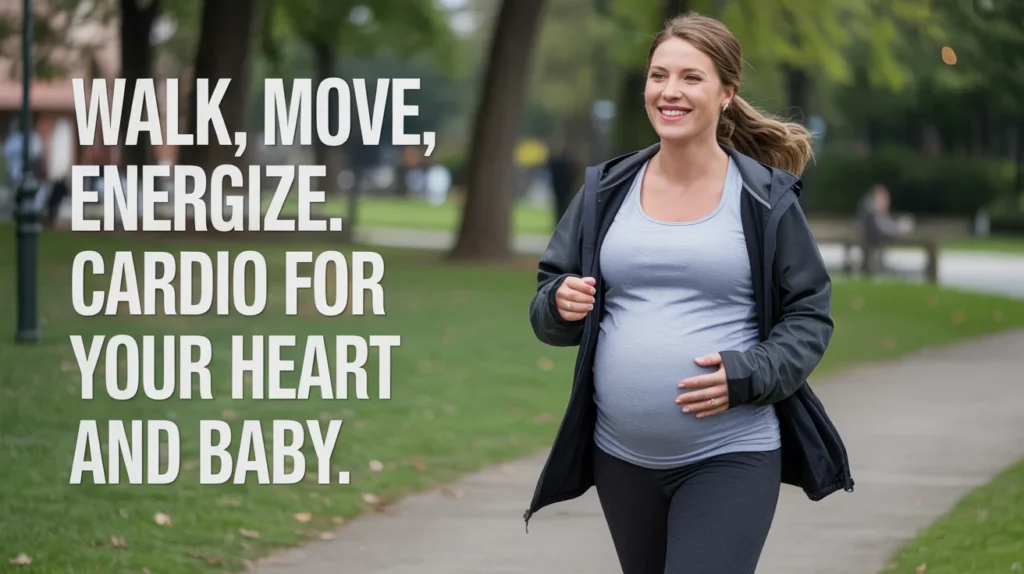 Walk, Move, Energize. Cardio for Your Heart and Baby.