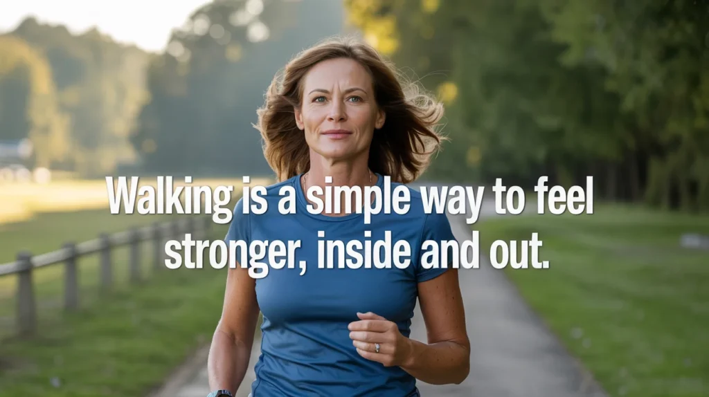 Walking is a simple way to feel stronger, inside and out.