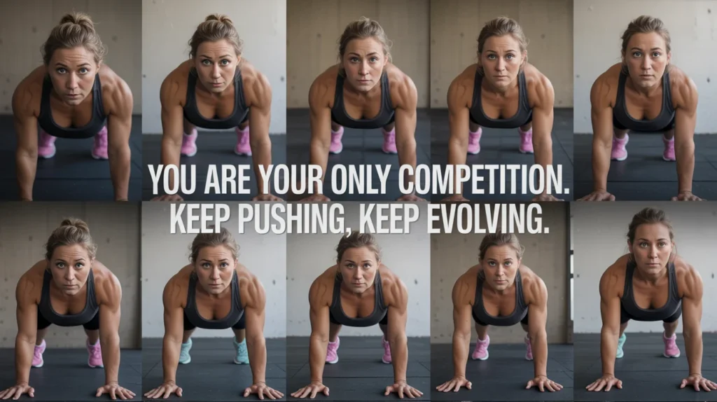 You Are Your Only Competition. Keep Pushing, Keep Evolving.