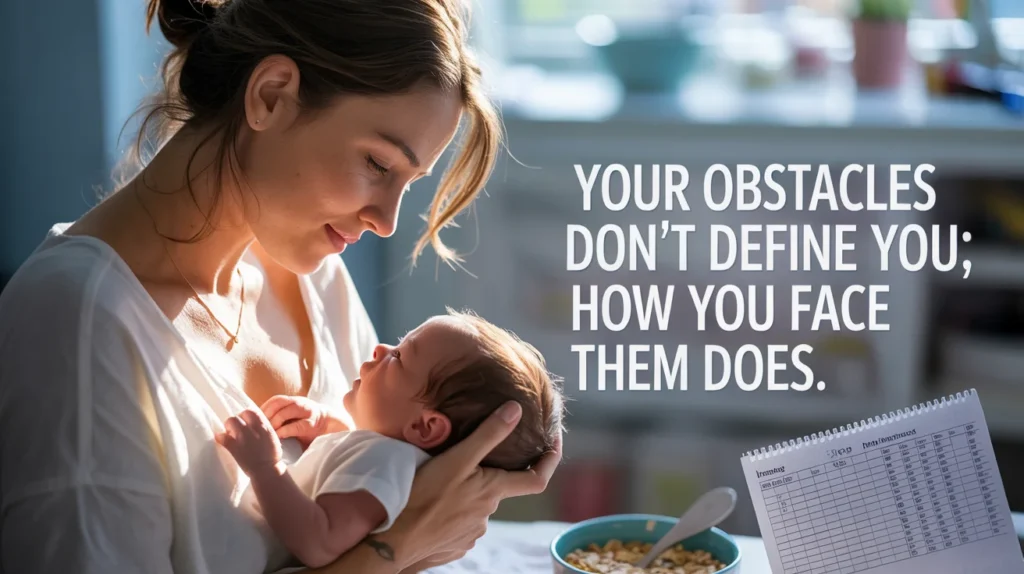 Your obstacles don't define you; how you face them does.