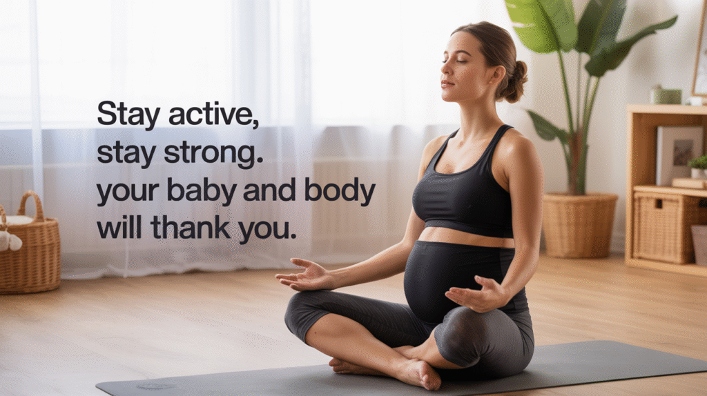 Stay Active, Stay Strong. Your Baby and Body Will Thank You.