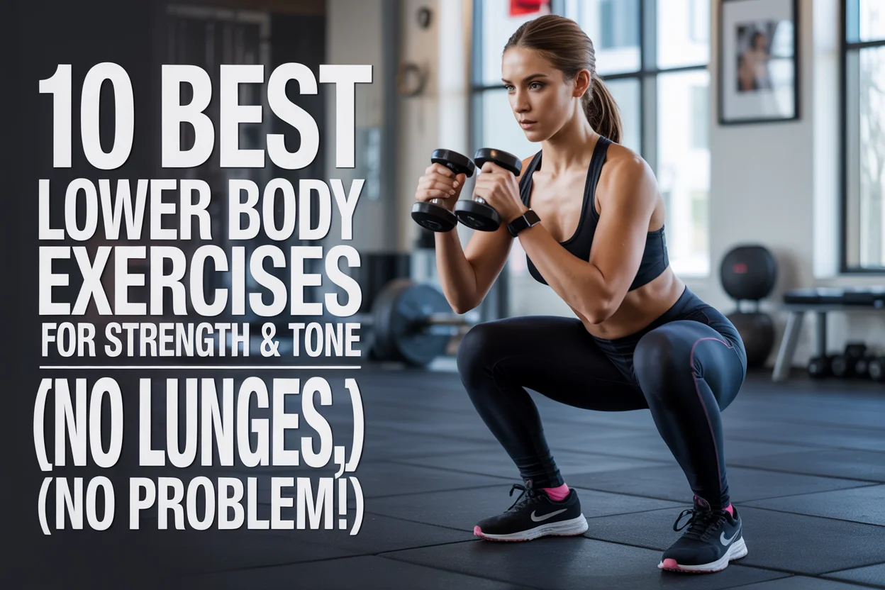 10 Best Lower Body Exercises for Strength & Tone (No Lunges, No Problem!)