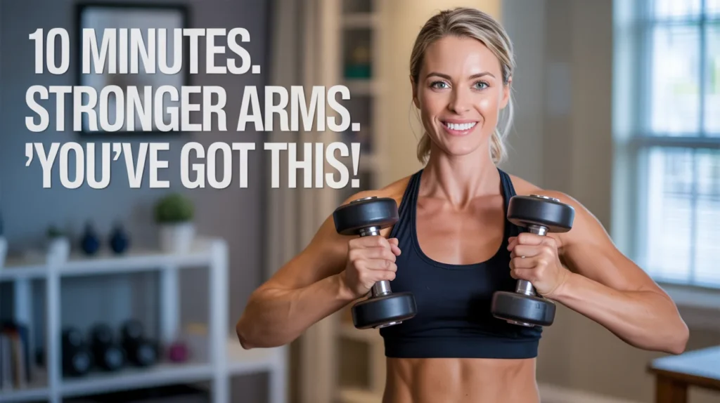 10 minutes. Stronger arms. Youโve got this!