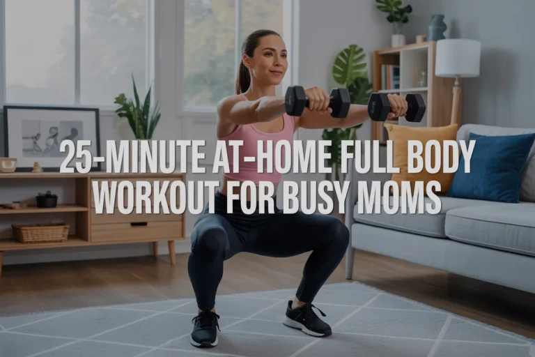 25-Minute At-Home Full Body Workout for Busy Moms