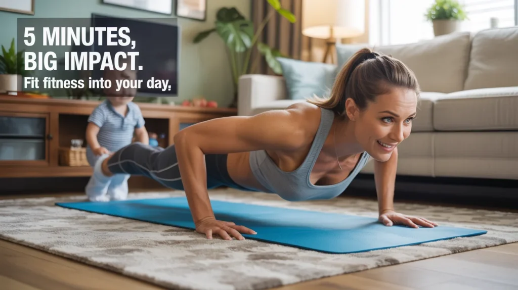 5 Minutes, Big Impact. Fit Fitness into Your Day.