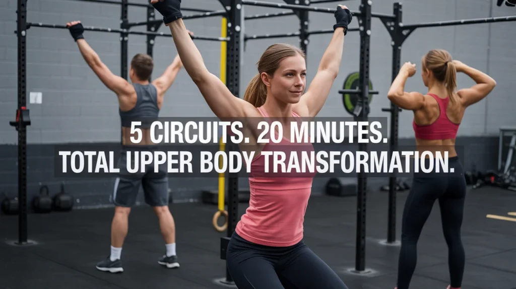 5 circuits. 20 minutes. Total upper body transformation.