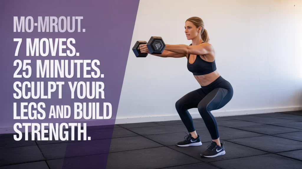 7 moves. 25 minutes. Sculpt your legs and build strength