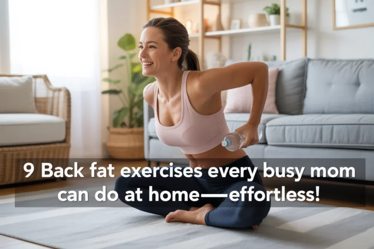 9 Back Fat Exercises Every Busy Mom Can Do at Home—Effortless!