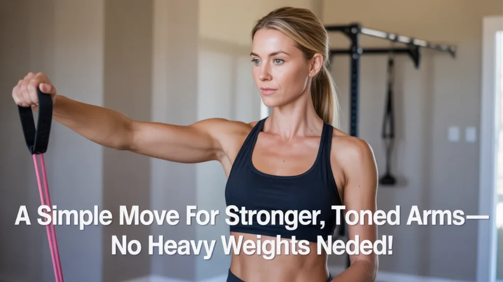 A simple move for stronger, toned arms—no heavy weights needed!