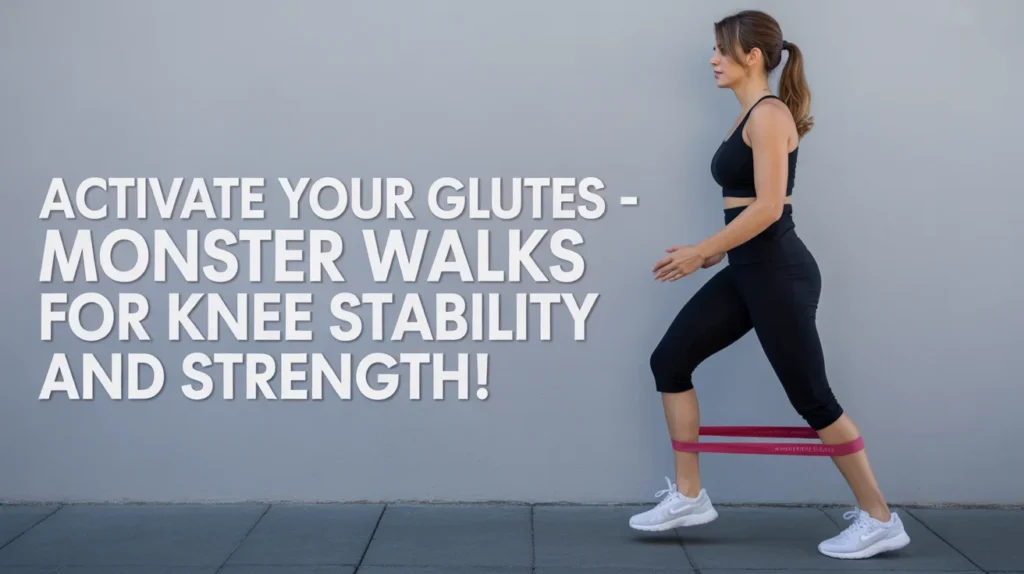 Activate Your Glutes – Monster Walks for Knee Stability and Strength!