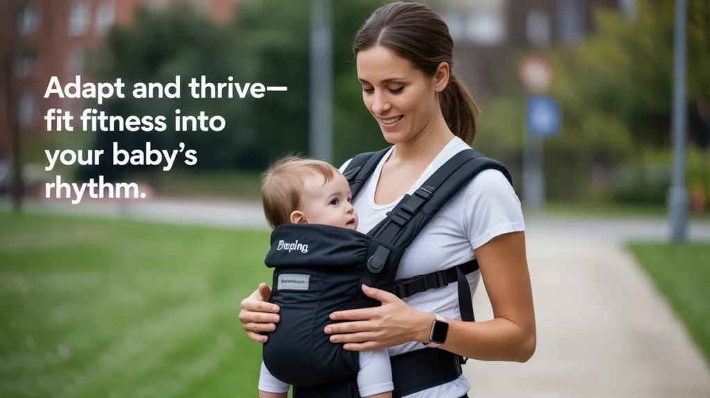 Adapt and thrive—fit fitness into your baby’s rhythm.