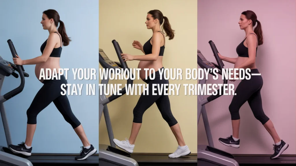 Adapt your workout to your body’s needs—stay in tune with every trimester.