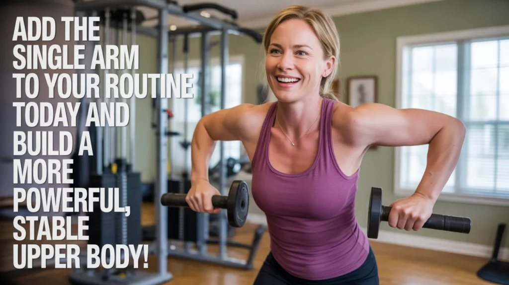 Add the Single Arm Row to your routine today and build a more powerful, stable upper body!