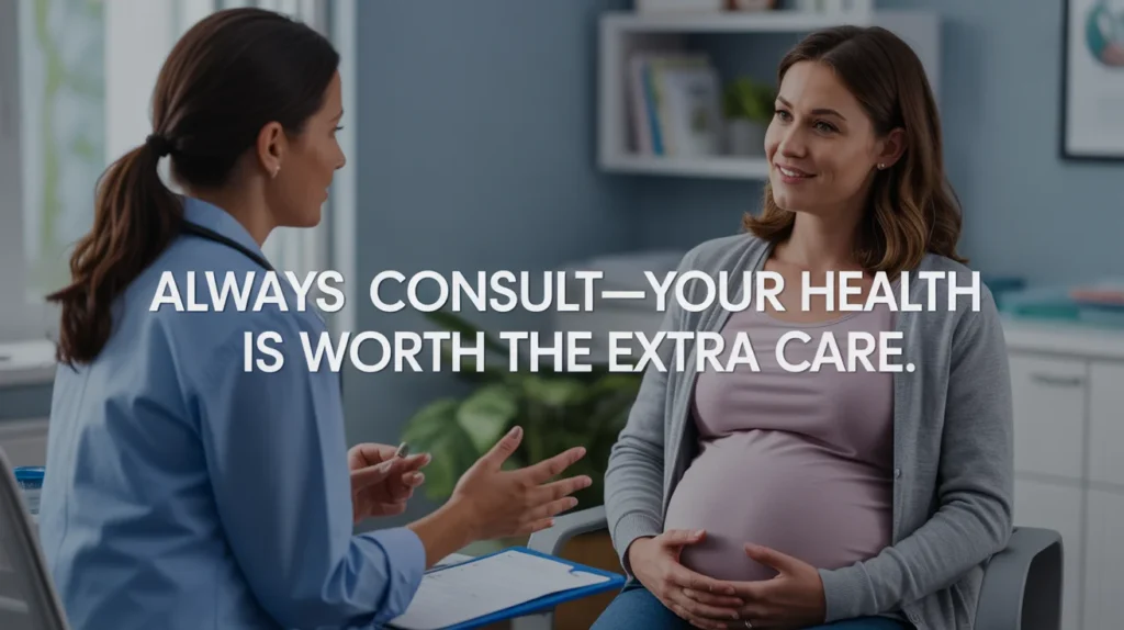 Always consult—your health is worth the extra care.