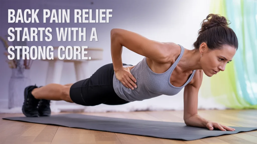 Back Pain Relief Starts with a Strong Core.