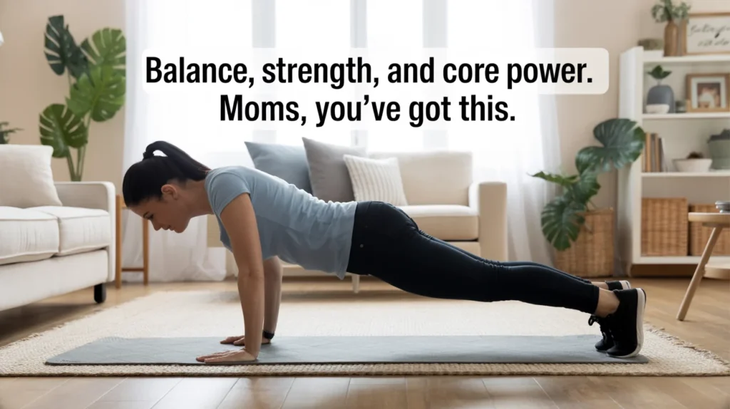 Balance, Strength, and Core Power. Moms, You’ve Got This.