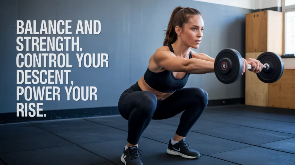Balance and strength. Control your descent, power your rise.