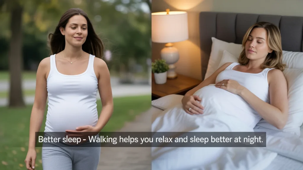Better Sleep – Walking Helps You Relax and Sleep Better at Night.