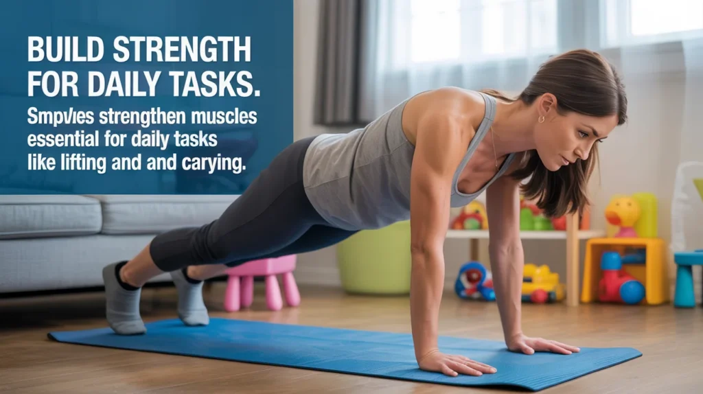 Build Strength for Daily Tasks. Empower Your Mom Life.