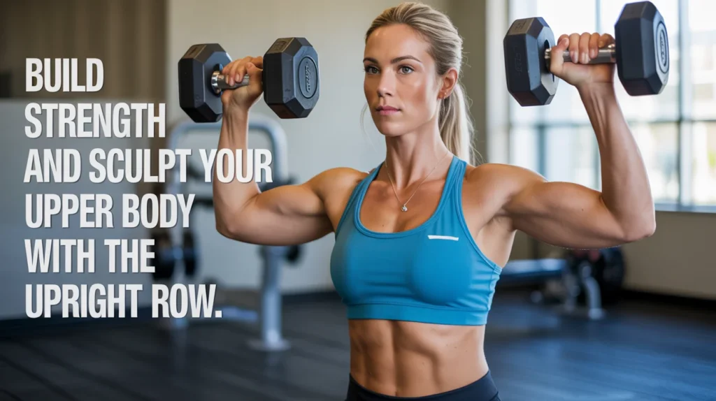 Build strength and sculpt your upper body with the Upright Row.