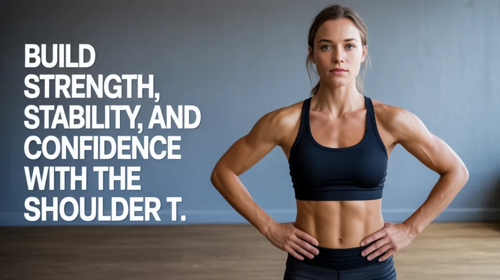 Build strength, stability, and confidence with the Shoulder T.