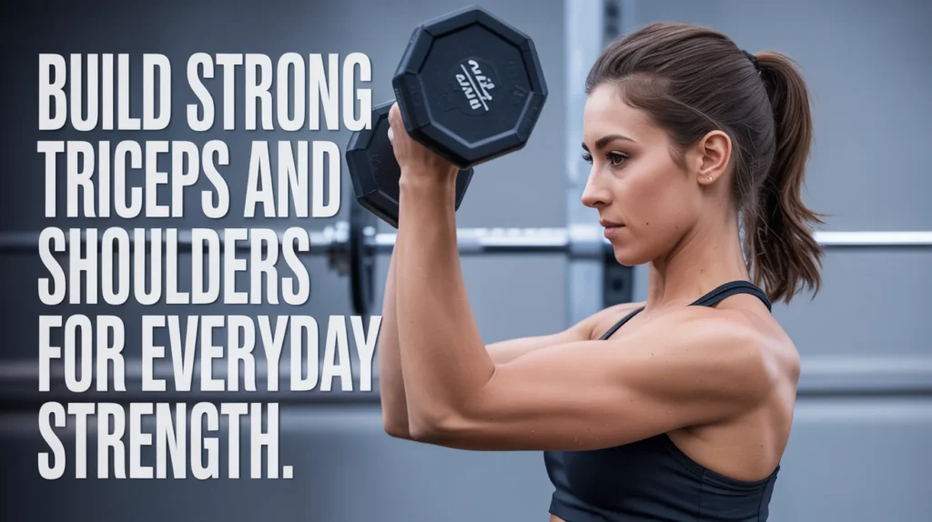 “Build strong triceps and shoulders for everyday strength.”