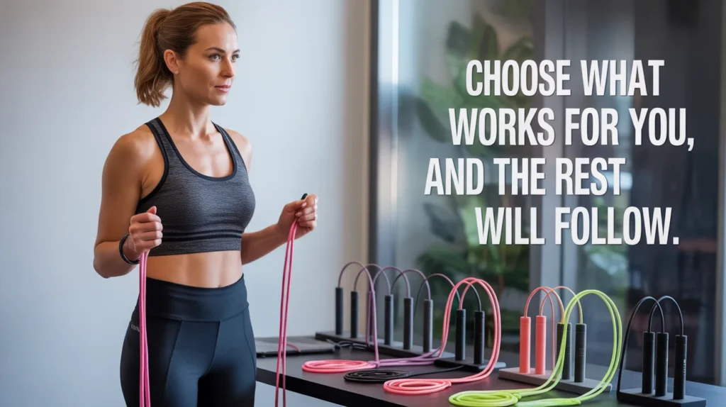 Choose what works for you, and the rest will follow.