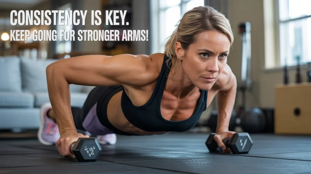 Consistency is Key. Keep Going for Stronger Arms!