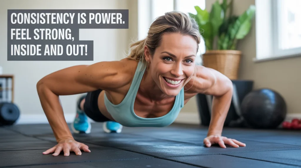 Consistency is Power. Feel Strong, Inside and Out!