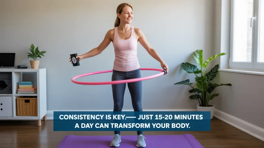 Consistency is key—just 15-20 minutes a day can transform your body.