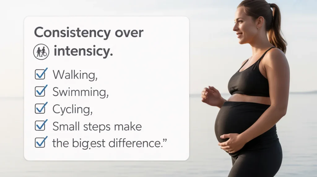 Consistency over intensity—small steps make the biggest difference.