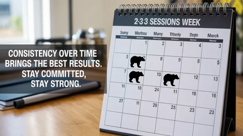 Consistency over time brings the best results. Stay committed, stay strong.