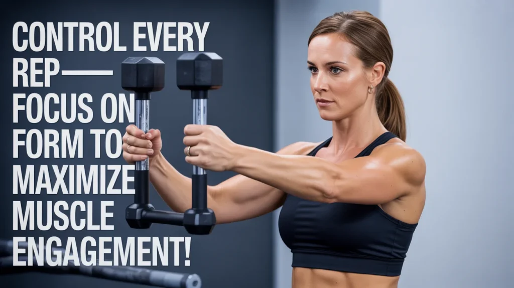Control every rep—focus on form to maximize muscle engagement!