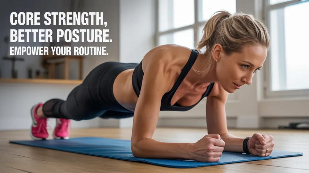 Core Strength, Better Posture. Empower Your Routine.