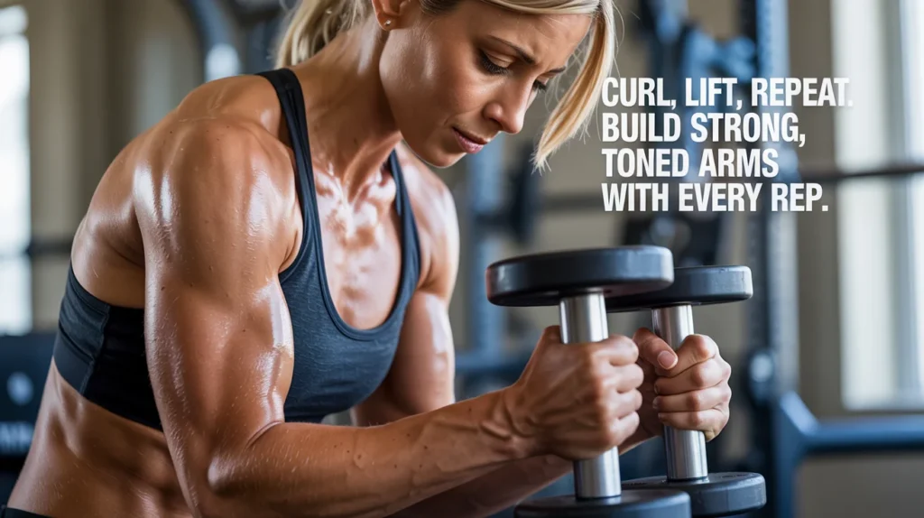 Curl, lift, repeat. Build strong, toned arms with every rep.