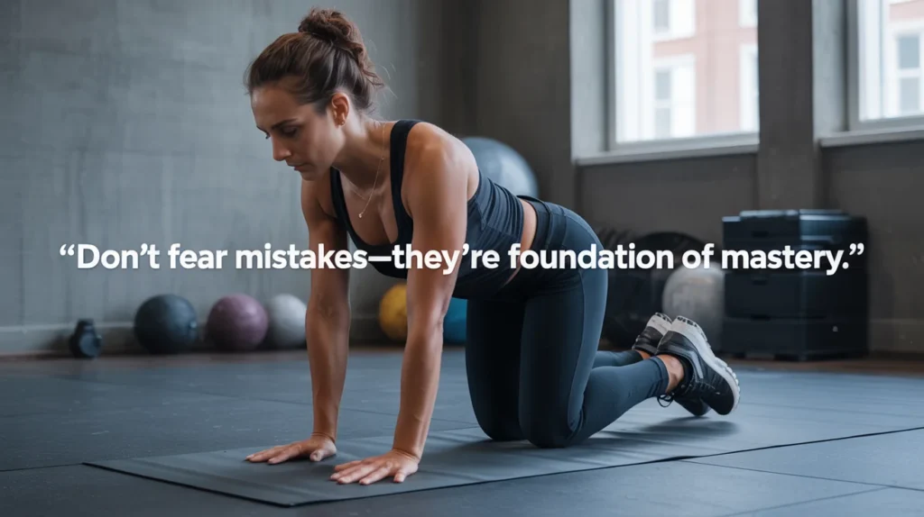 Don’t fear mistakes—they’re the foundation of mastery.